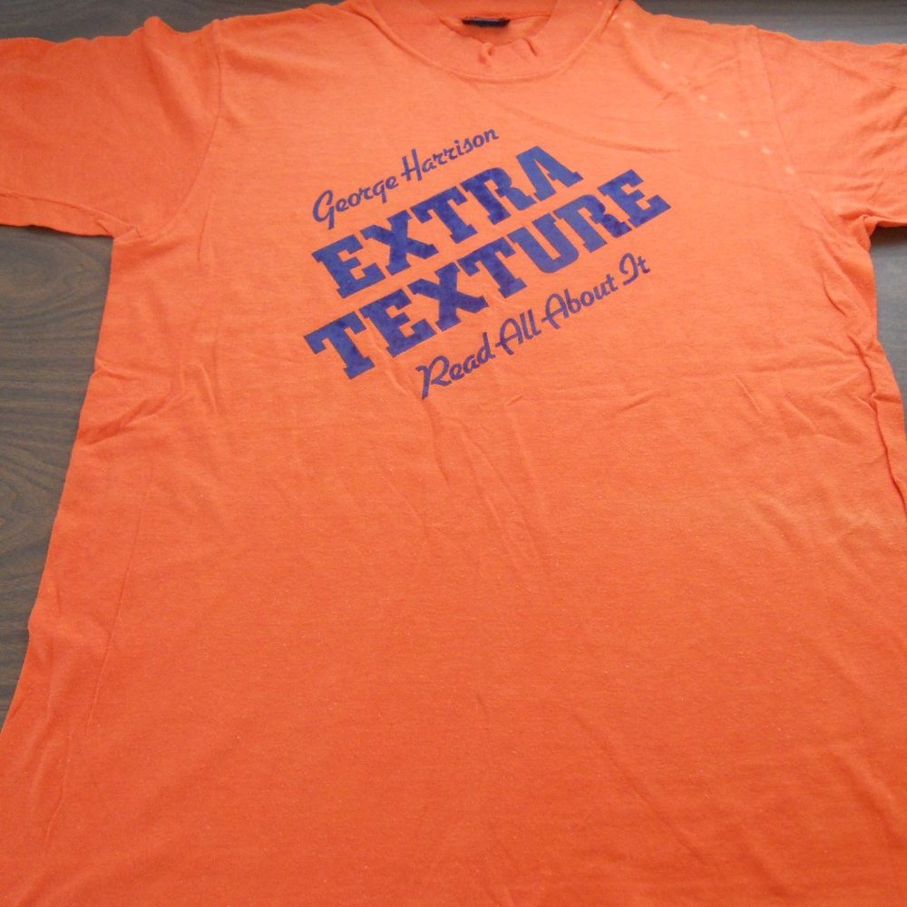 George Harrison 1975 t shirt - Extra Texture Read All About It - NEW condition